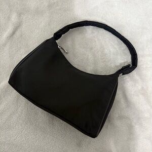 Bershka Elegant Black Side Tote